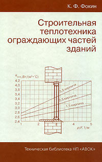 обложка книги Строительная теплотехника ограждающих частей зданий книга Строительная теплотехника ограждающих частей зданий, автор: Фокин К. Ф.